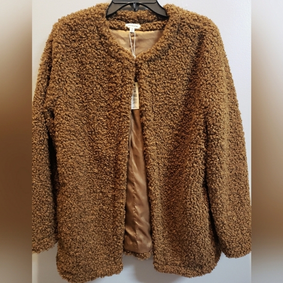 Max Studio Jackets & Blazers - Max Studio NWT Teddy Bear Jacket, Medium